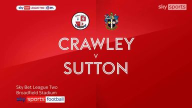 Crawley 3-0 Sutton