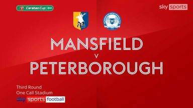 Mansfield 2-2 Peterborough (3-1 pens)