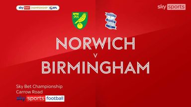Norwich 2-0 Birmingham