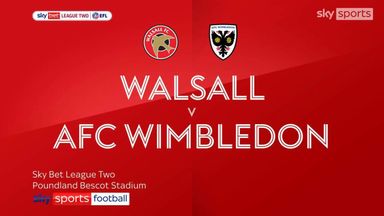 Walsall 1-3 AFC Wimbledon