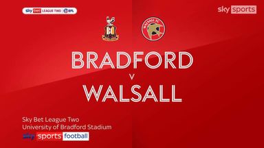 Bradford 1-3 Walsall