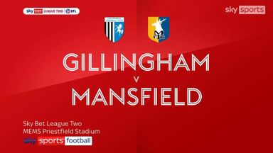 Gillingham 1-1 Mansfield