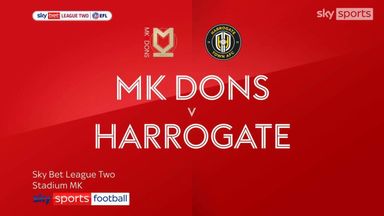 MK Dons 0-1 Harrogate