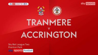 Tranmere Rovers 2-0 Accrington Stanley