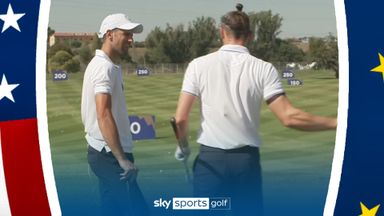 Bale gives Djokovic golf lesson ahead of Ryder Cup All-Star match