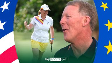 'This is classic live TV!' | Dryburgh's dad talks first Solheim Cup experience!