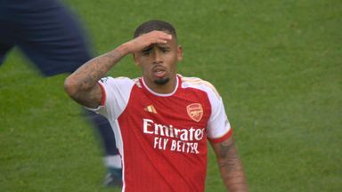 Shot G Jesus (32) Arsenal 1 - 0 Tottenham