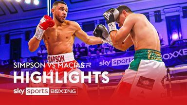 Highlights: Simpson beats Macias on points