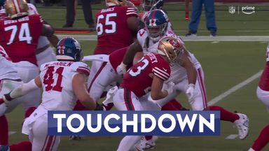 Unstoppable McCaffrey scores record 12th straight game touchdown