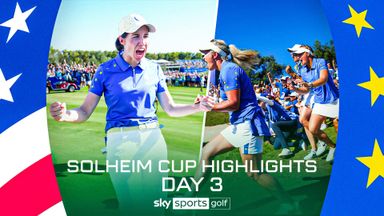 Solheim Cup | Day Three highlights