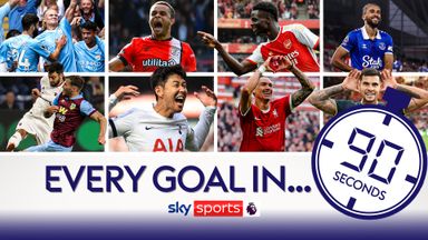 Watch every goal from Premier League Matchweek 6... in 90 seconds