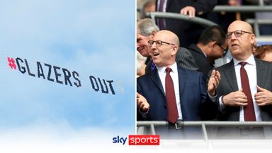 'Glazers Out' - Man Utd fans fly banner over NFL match