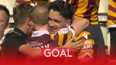 Pandemonium at Bradford as Gilliead levels late on