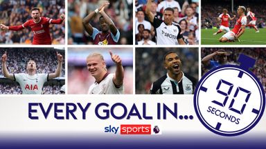 Every Premier League goal from the weekend... in 90 seconds!