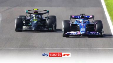 ‘That’s brave stuff!’ | Hamilton passes Alonso and Ocon!