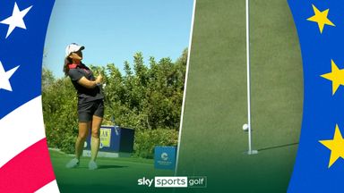 Kang hits sensational tee shot | Inches from an ace!