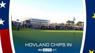 Incredible scenes as Hovland chips in at first! | 'Unbelievable! What a start!'