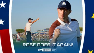 'What a performance!' | Rose ices yet another match for Europe with dramatic putt