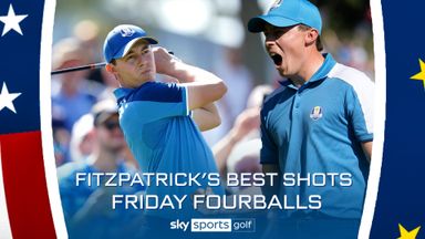 'This is brilliant!' | Best of Fitzpatrick in Ryder Cup Friday Fourballs