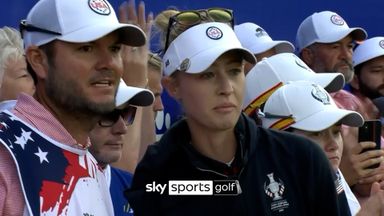 Korda finds water on opening hole at Solheim Cup