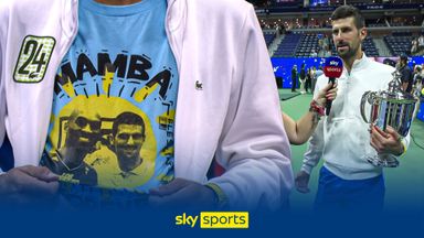 Djokovic on his tribute to Kobe: I felt his presence here today