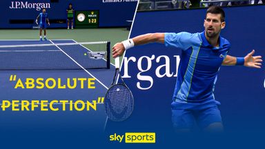 'Absolute perfection' | Djokovic hits brilliant slice