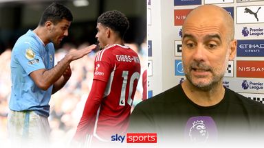 'The chaos was not from us' | Pep frustrated as Rodri red leads to Arsenal suspension