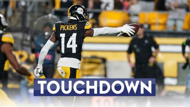 Pickett to Pickens! George takes slant 71-yards on explosive TD catch and run