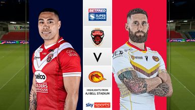 Highlights: Catalans clinch second with Salford win