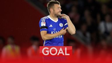 Vardy scores after 21 seconds!