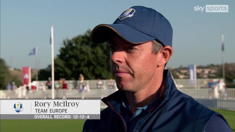 Rory McIlroy explica por qué siente que su conexión con el equipo de la Ryder Cup nunca ha sido tan fuerte, antes del día inaugural del evento de este año.