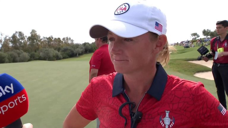 Team USA Solheim Cup captain Stacy Lewis claimed that Lexi Thompson wasn't in her original plans for the Friday morning foursomes but her performance in practice convinced her to include her with Megan Khang.