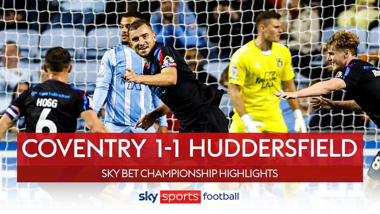 Highlights of the Sky Bet Championship match between Coventry City and Huddersfield Town.