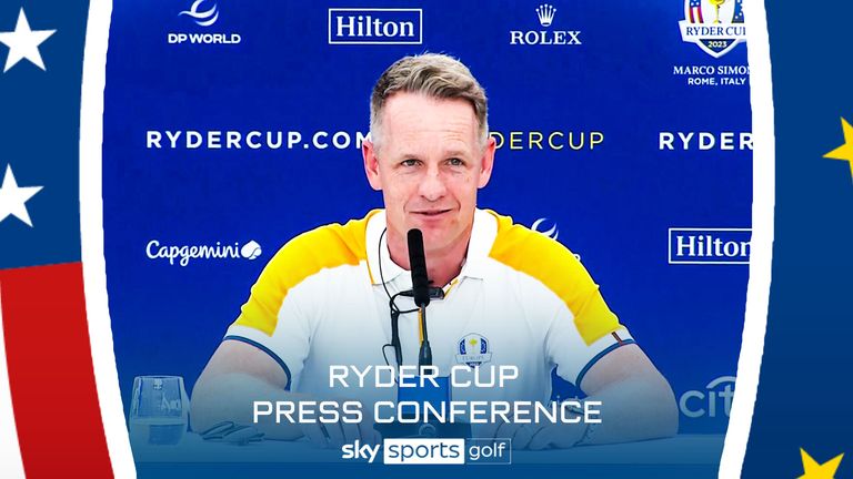 Ryder Cup 2023: Team Europe captain Luke Donald 