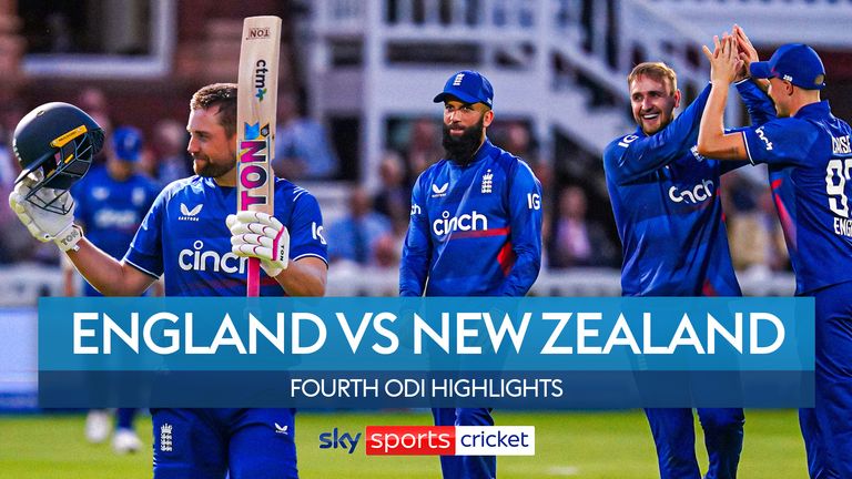 Highlights of the fourth ODI between England and New Zealand