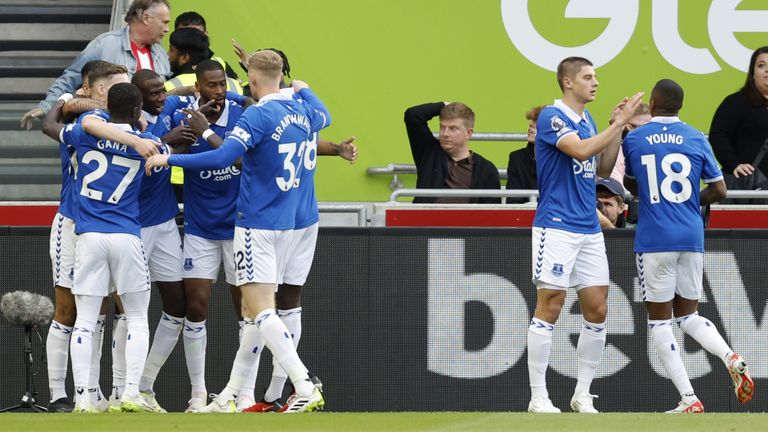 Abdoulaye Doucoure celebrates his early opener