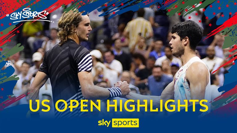 Carlos Alcaraz vs Alexander Zverev | US Open Highlights | Video | Watch