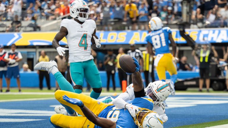 Donald Parham restores Los Angeles Chargers' lead, Video