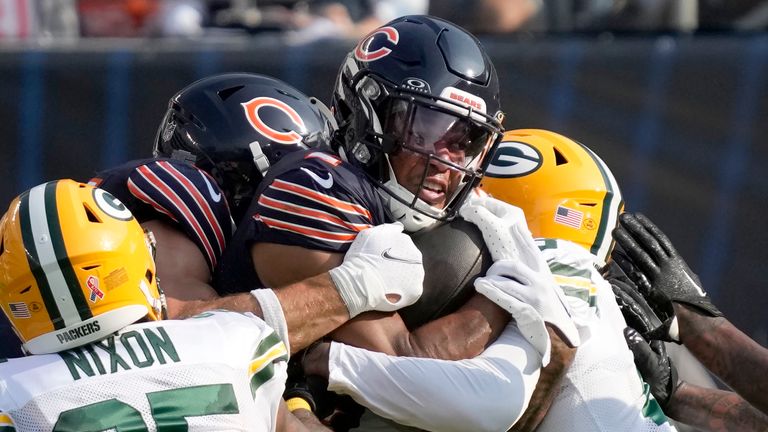 Highlights of the Green Bay Packers against the Chicago Bears in Week 1 of the NFL.