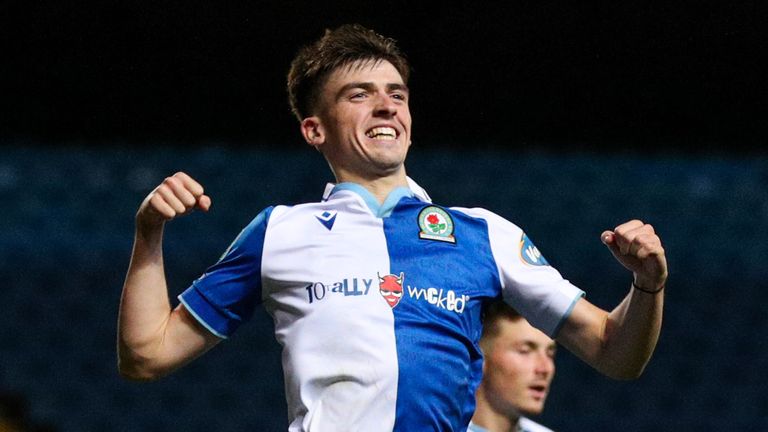 Andrew Moran was the star for Blackburn as they beat Cardiff 5-2 at Ewood Park                                                                                           