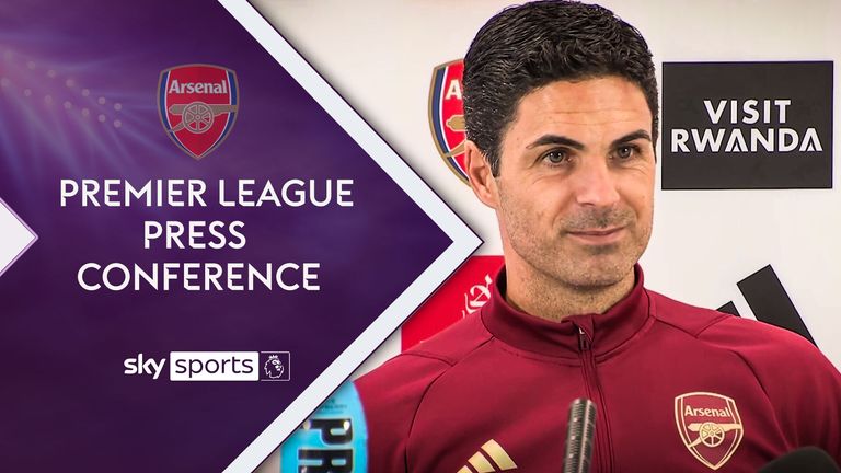 Mikel Arteta looks ahead to the first North London Derby of the season