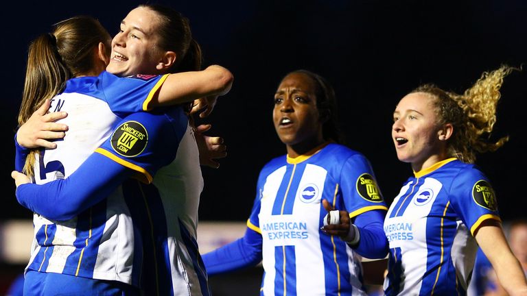 Brighton beat Everton in Melissa Phillip's first WSL game in charge, and face them again on the opening weekend 