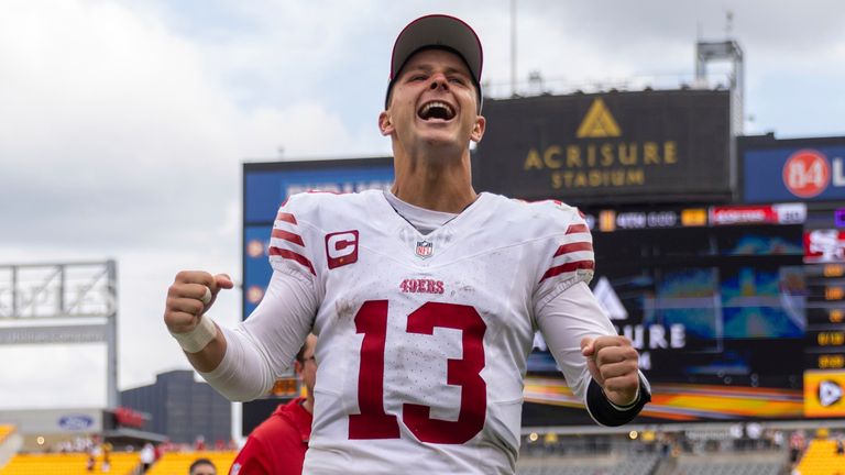 Brock Purdy earns praise of San Francisco 49ers team-mates after NFL  season-opening win at Pittsburgh Steelers, NFL News