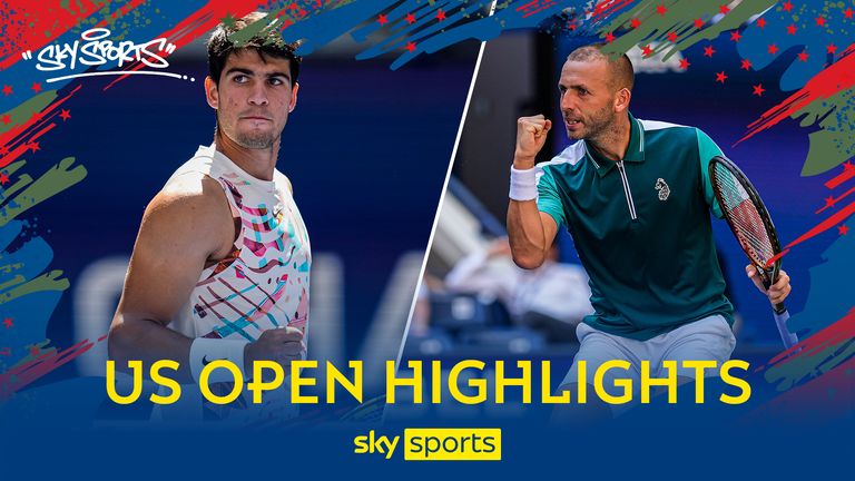 Carlos Alcaraz V Dan Evans US Open Highlights Video Watch TV Show Carlos Alcaraz V Dan Evans US Open Highlights Video Watch TV Show