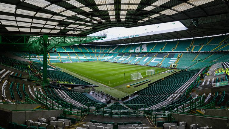 GLASGOW, SCOTLAND - SEPTEMBER 16: A general view during a cinch Premiership match between Celtic and Dundee at Celtic Park, on September 16, 2023, in Glasgow, Scotland.  (Photo by Craig Foy / SNS Group)