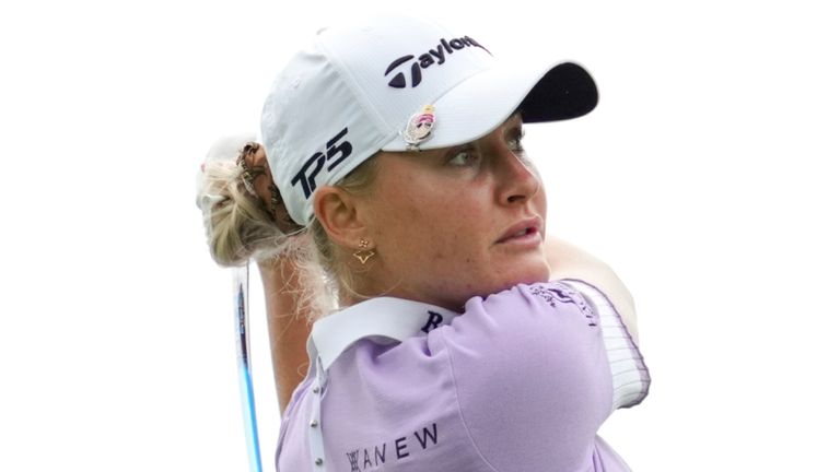 Charley Hull is two off the lead at the Kroger Queen City Championship in Cincinnati
