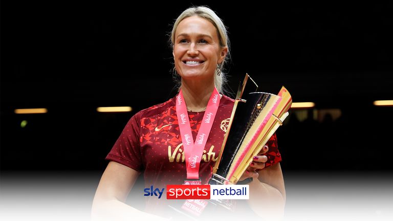 Former Red Roses player Chelsea Pitman has announced her retirement from international netball, and says she is looking to prioritise pregnancy issues after hoping to create a 'safe space' for other women with similar struggles.