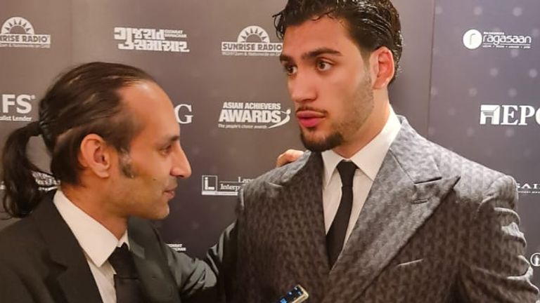 Hamzah Sheeraz speaks excusively to Sky Sports News&#39; Dev Trehan after winning Sports Personality of the Year