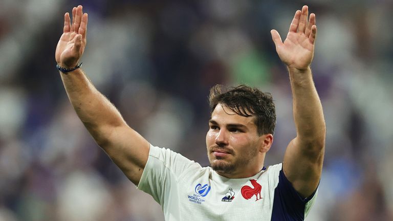 Antoine Dupont will start for France vs South Africa in Sunday's Rugby World Cup quarter-final 