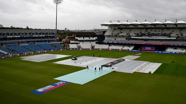England vs Ireland has been delayed at Headingley due to rain